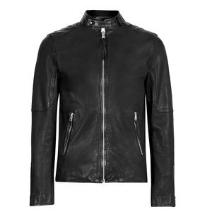 BARELY WORN ALL SAINTS Cora Leather Jacket - Men’s Large (fits like a Medium)